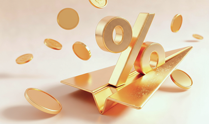 Изображение процентов по векселю